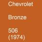 Preview: Chevrolet, Bronze, 506 (1974).